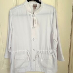 NWT Chico's Light Jacket, Sz 2 (US = L-12)